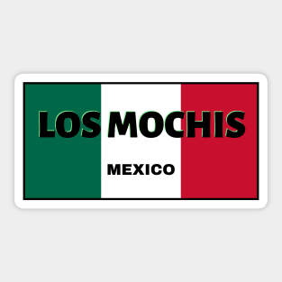 Los Mochis City in Mexican Flag Colors Sticker